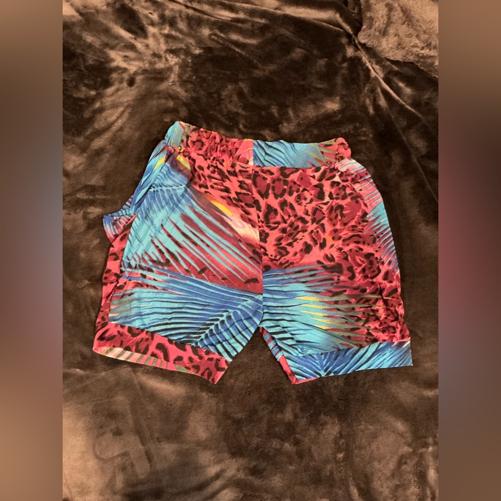Vibrant Patterned Shorts